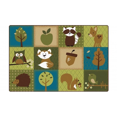Carpets For Kids Natures Friends Toddler Rug 22726